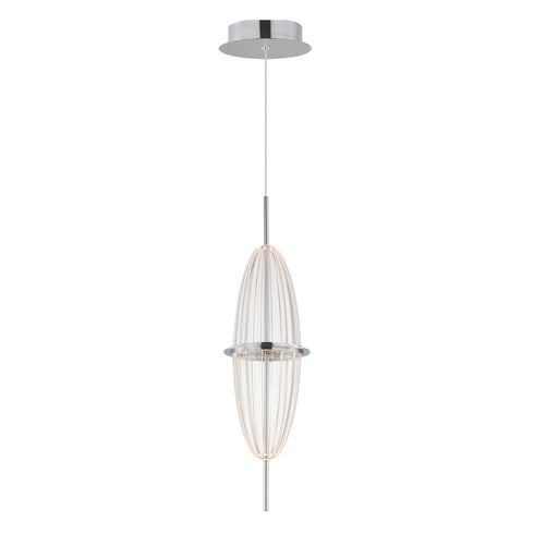 ET2 Quasar Single Pendant in Polished Chrome Finish Model: E24891-133PC