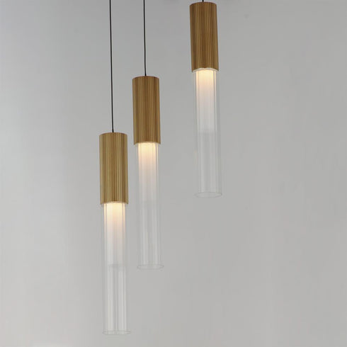 ET2 Reeds Multi Light Pendant Model: E11013-144GLD