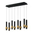 ET2 Reveal Linear Pendant in Black / Gold Finish Model: E24758-BKGLD