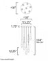 ET2 Reveal Multi Light Pendant Model: E24757-SNSBR
