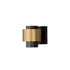 ET2 Reveal Outdoor Outdoor Wall Mount in Black / Gold Finish Model: E34752-BKGLD