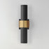 ET2 Reveal Outdoor Outdoor Wall Mount in Black / Gold Finish Model: E34756-BKGLD