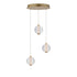 ET2 Rhythm Multi Light Pendant in Gold Finish Model: E24643-144GLD
