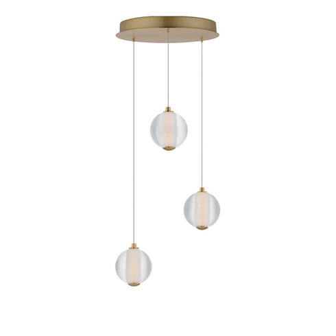 ET2 Rhythm Multi Light Pendant in Gold Finish Model: E24643-144GLD