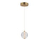 ET2 Rhythm Single Pendant in Gold Finish Model: E24641-144GLD
