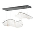 ET2 Rinkle Multi Light Pendant in Brushed Gunmetal Finish Model: E24882-133BGM