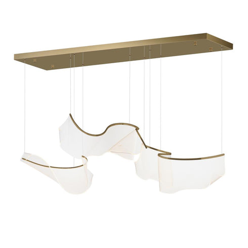 ET2 Rinkle Multi Light Pendant in Brushed Gunmetal Finish Model: E24883-133BGM