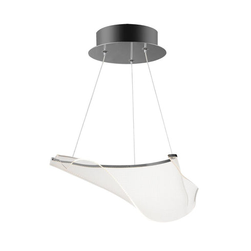 ET2 Rinkle Single Pendant in Brushed Gunmetal Finish Model: E24881-133BGM