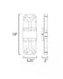 ET2 Rune Outdoor Wall Mount Model: E30136-24BK
