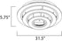 ET2 Saturn II LED Flush Mount Model: E22667-11MS