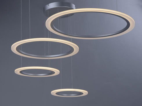 ET2 Saturn II LED Multi Light Pendant Model: E22662-11MS