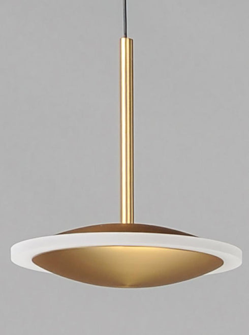 ET2 Saucer Mini Pendant Model: E21541-90BKGLD