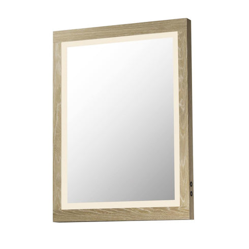 ET2 Sawyer LED Mirror in Oak Finish Model: E42052-OK