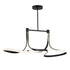 ET2 Serpentine Linear Pendant in Black Finish Model: E30668-BK