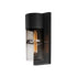 ET2 Smokestack Outdoor Wall Mount in Black Finish Model: E26142-142BK