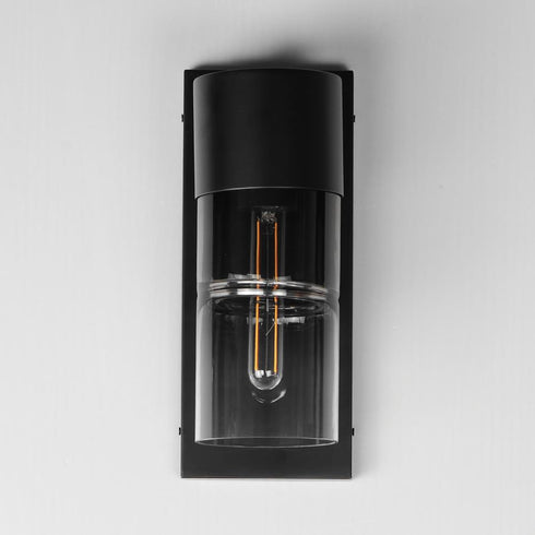 ET2 Smokestack Outdoor Wall Mount in Black Finish Model: E26142-142BK