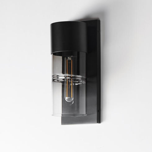 ET2 Smokestack Outdoor Wall Mount in Black Finish Model: E26142-142BK