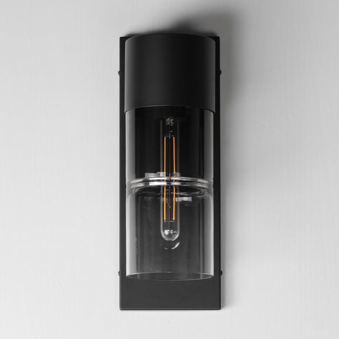 ET2 Smokestack Outdoor Wall Mount in Black Finish Model: E26144-142BK