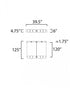 ET2 Soji Linear Pendant Model: E25068-92BKGLD