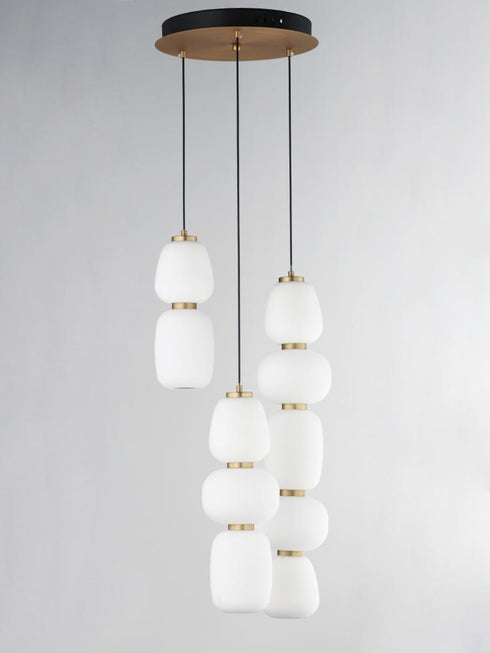 ET2 Soji Multi Light Pendant Model: E25069-92BKGLD