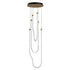ET2 Solar Powered Soleil Multi Light Pendant in Black Finish Model: E24983-BK