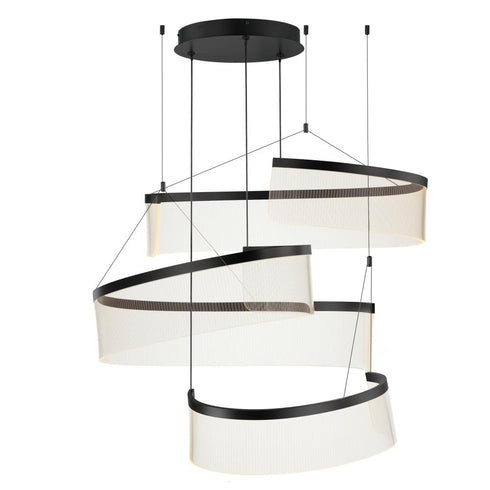 ET2 Sonata Multi Light Pendant in Black Finish Model: E24776-133BK