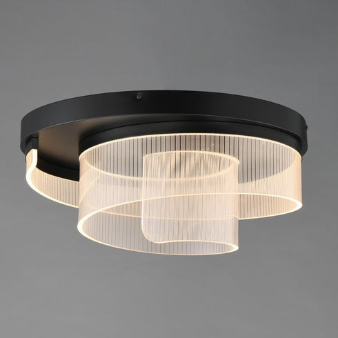 ET2 Sonata Semi Flush Mount in Black Finish Model: E24778-133BK