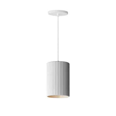 ET2 Souffle Single Pendant in Chaulk White Finish Model: E25052-CHK