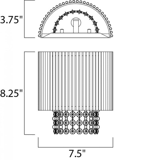 ET2 Spiral Wall Sconce Model: E23130-10PC