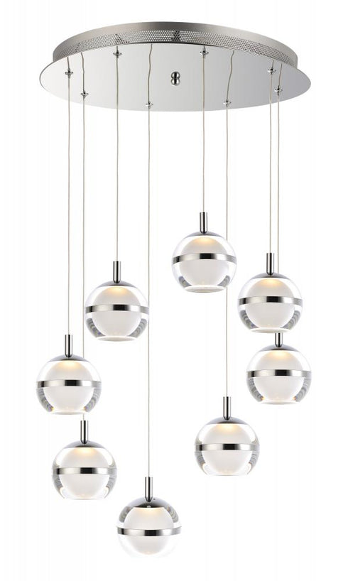 ET2 Swank Multi Light Pendant Model: E24598-93PC