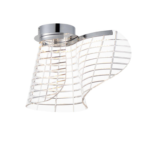 ET2 Tartan Flush Mount in Brushed Champagne Finish Model: E24810-82BCN