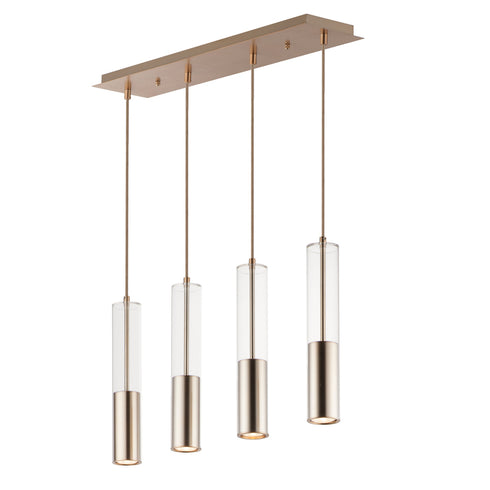ET2 Torch Linear Pendant in Satin Brass Finish Model: E11004-24SBR