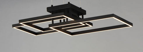 ET2 Traverse LED Multi Light Pendant Model: E21515-BK
