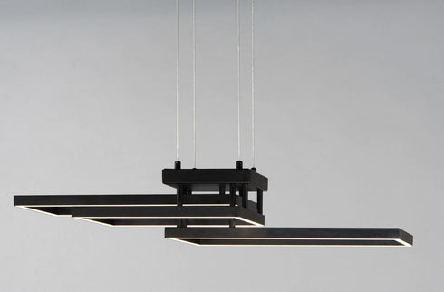 ET2 Traverse LED Multi Light Pendant Model: E21515-BK