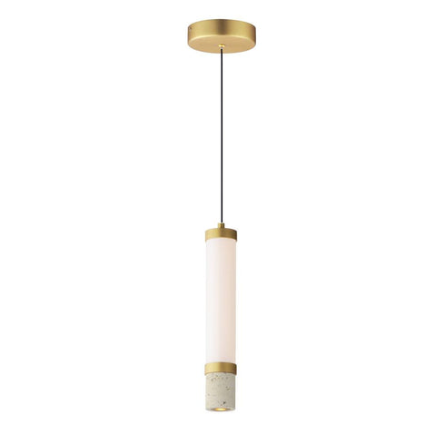 ET2 Travertine Single Pendant in Travertine / Gold Finish Model: E11051-01TVGLD