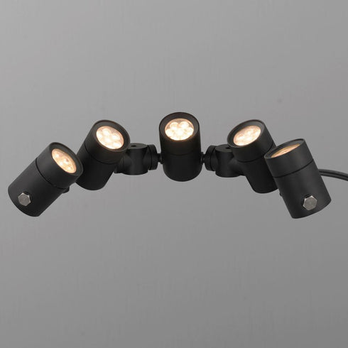 ET2 Tree Hugger Outdoor Pathway Light in Black Finish Model: E42315-BK