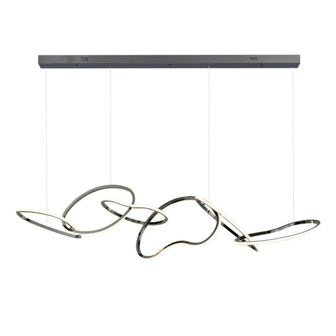 ET2 Unity Linear Pendant in Black Chrome Finish Model: E24618-BC