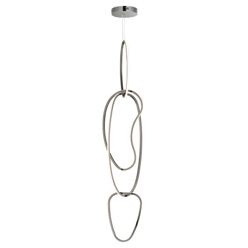 ET2 Unity Multi Light Pendant in Black Chrome Finish Model: E24617-BC