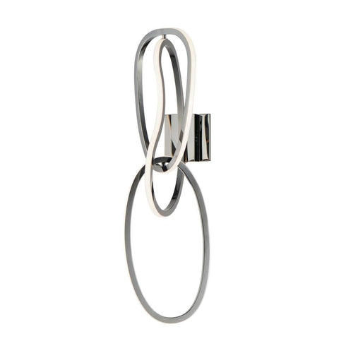 ET2 Unity Wall Sconce in Black Chrome Finish Model: E24613-BC