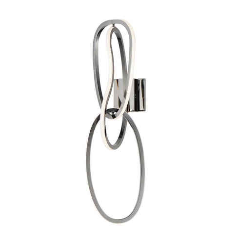 ET2 Unity Wall Sconce in Black Chrome Finish Model: E24613-BC