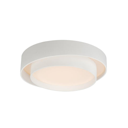 ET2 Ziggurat Flush Mount in White Finish Model: E51042-WT
