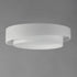 ET2 Ziggurat Flush Mount in White Finish Model: E51042-WT