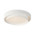 ET2 Ziggurat Flush Mount in White Finish Model: E51044-WT