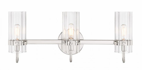 Eurofase Brook 3 Light Vanity in Polished Nickel Model: 45463-020