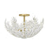 Eurofase Jalore 3 Light Semi flushmount in Distressed White Model: 46437-020