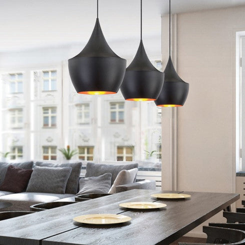 Eurofase Piquito Formed Metal Pendant With Textured Metallic