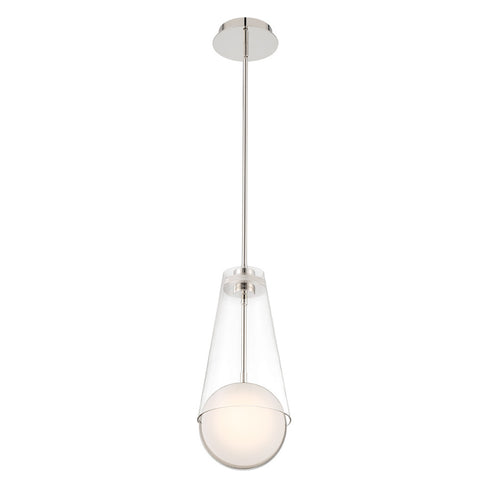 Eurofase Solar Powered Solari 2 Light Pendant in Polished Nickel Model: 45609-028