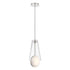 Eurofase Solar Powered Solari 2 Light Pendant in Polished Nickel Model: 45609-028