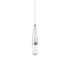 Hubbardton Forge 1 Light Link Blown Glass Low Voltage Mini Pendant in Vintage Platinum Finish Model: 161042-SKT-STND-82-YG0434