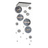 Hubbardton Forge Abacus 10 Light Square LED Pendant Model: 139051-LED-STND-20-GG0694